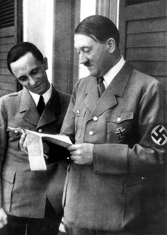 Goebbels and Hitler
