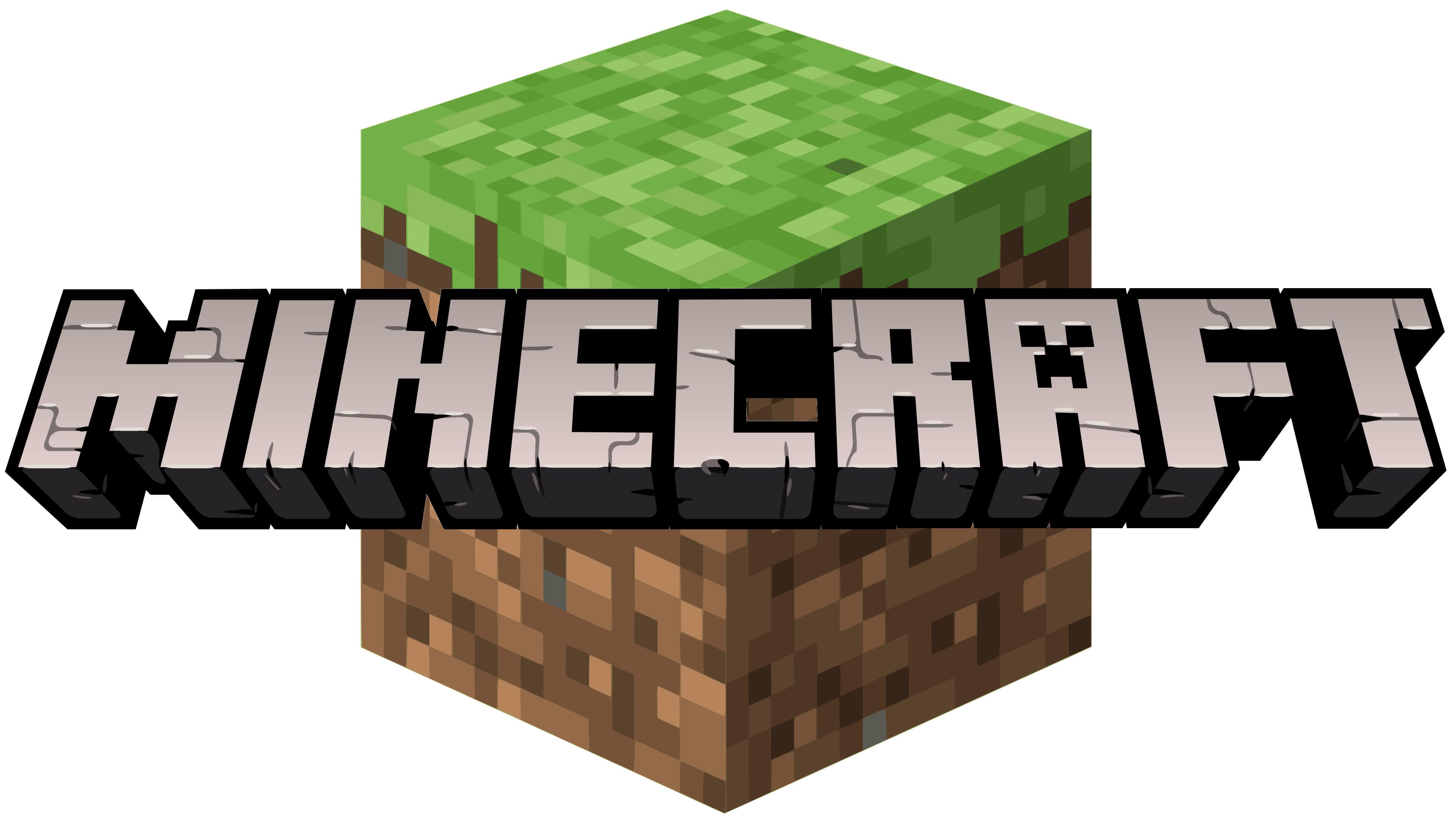 Minecraft logo.
