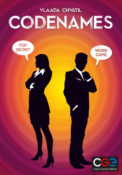 A picture of the box art for Codenames