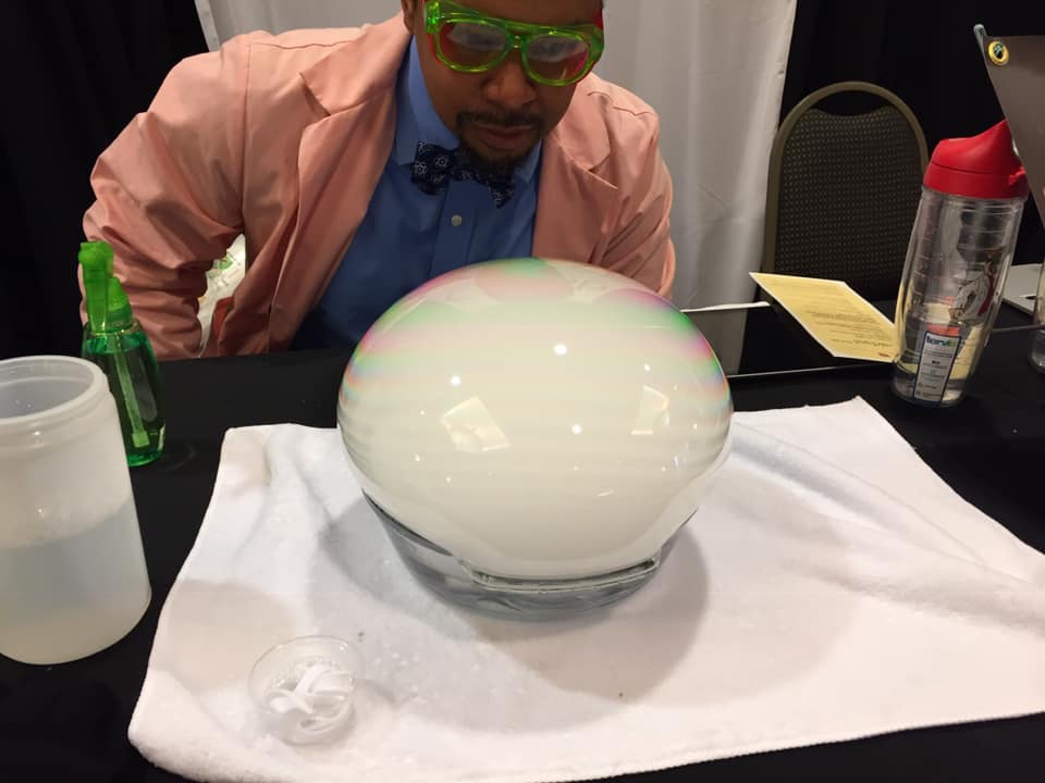 Science bubble experiment