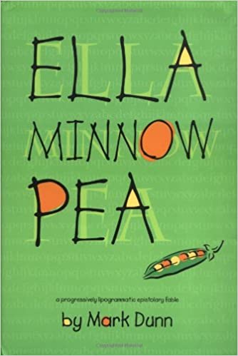 July's Teen Book Club title is Ella Minnow Pea by Mark Dunn. 