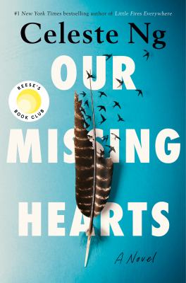 Book Cover of a feather against a blue background