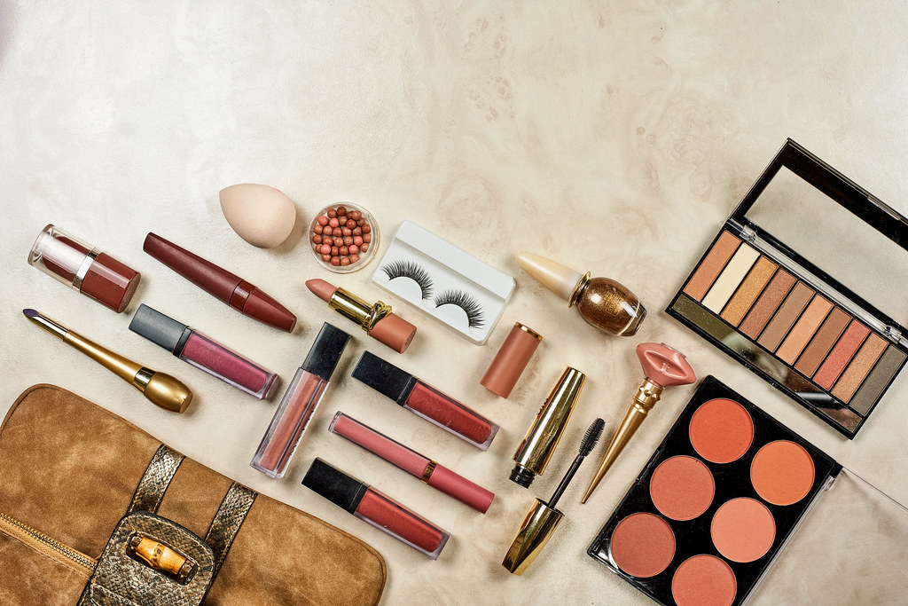 Image of make-up and tools.