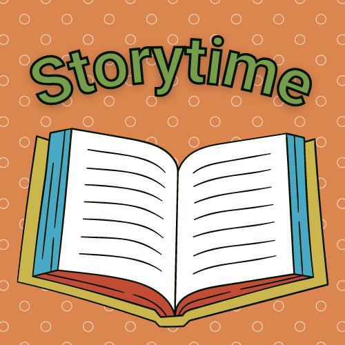 Storytime and open book image