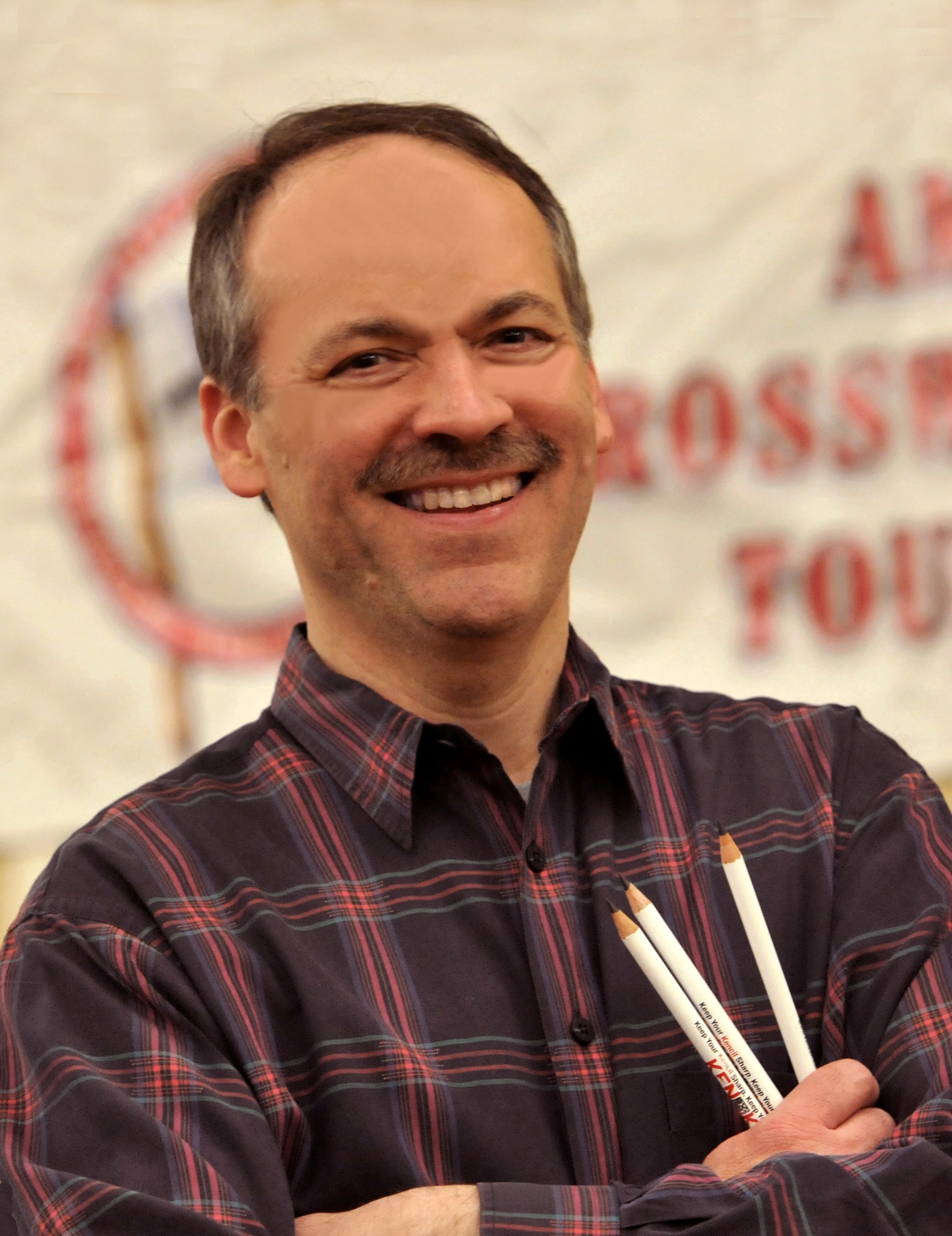 Will Shortz smiling