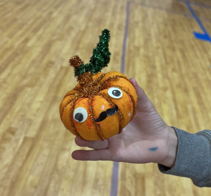 goofy mini pumpkin