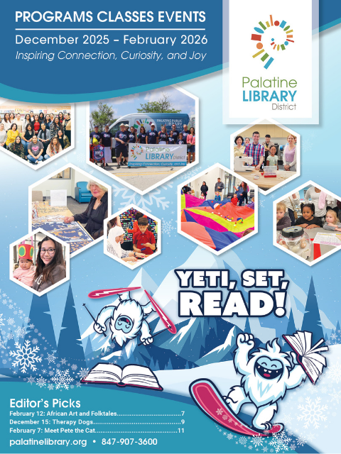 December 2025 through February 2026 print newsletter cover.