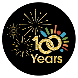 100 year anniversary logo