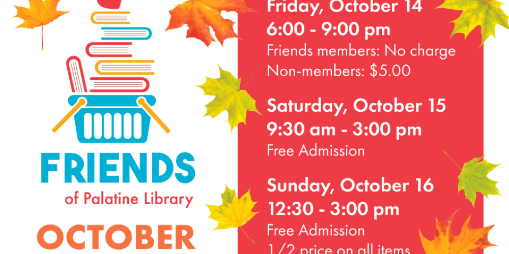 October Friends Used Book Sale