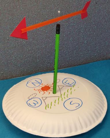 Photo of a handmade weathervane