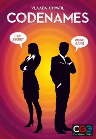 A picture of the box art for Codenames