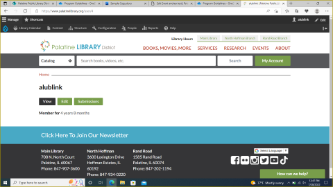 the website