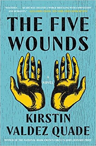 Illustrated book cover of yellow hands against a blue background